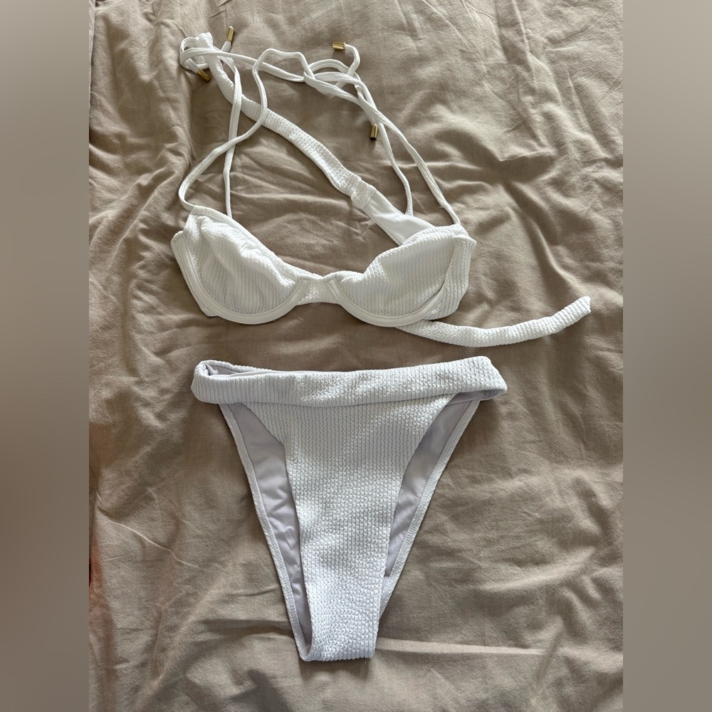 Monday Swimwear Set Size XS White